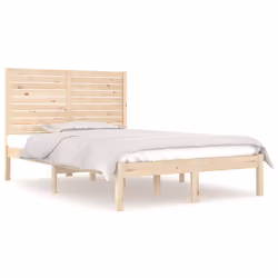 vidaXL Giroletto in Legno Massello 140x190 cm - Vista aggiuntiva 2