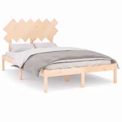 vidaXL Giroletto 120x190 cm Small Double in Legno Massello - Vista aggiuntiva 2