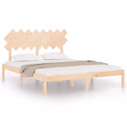 vidaXL Giroletto 160x200 cm in Legno Massello - Vista aggiuntiva 2