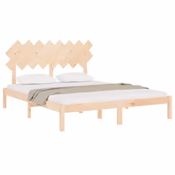 vidaXL Giroletto 160x200 cm in Legno Massello - Vista aggiuntiva 3