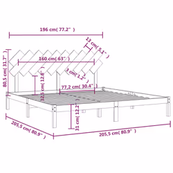 VidaXL 3104891 rete a doghe - Vista aggiuntiva 5