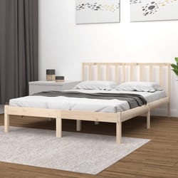 vidaXL Giroletto in Legno Massello di Pino 200x200 cm