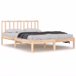 vidaXL Giroletto in Legno Massello di Pino 200x200 cm - Vista aggiuntiva 2