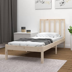 vidaXL Giroletto senza Materasso 75x190 cm in Legno Massello di Pino