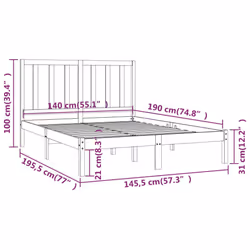 VidaXL 3105144 rete a doghe - Vista aggiuntiva 5