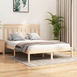 vidaXL Giroletto in Legno Massello 120x190 cm Small Double