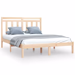 vidaXL Giroletto in Legno Massello 120x190 cm Small Double - Vista aggiuntiva 2