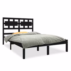 VidaXL 3105649, Nero, 1455 mm, 195,5 cm, 1000 mm, 1400 x 1900 mm, 1455 x 40 x 1000 mm