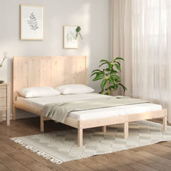Giroletto in Legno Massello di Pino 140x190 cm vidaXL 214458
