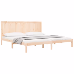 vidaXL Giroletto senza Materasso 200x200 cm in Legno Massello di Pino - Vista aggiuntiva 3