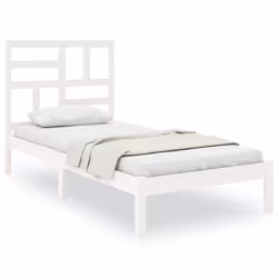 Giroletto Bianco in Legno Massello 90x190 cm Singlecod mxl 80527 - Vista aggiuntiva 2