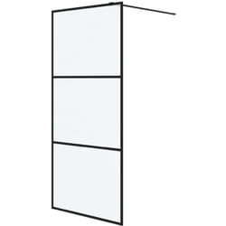 Parete Doccia Walk in 90x195 cm Vetro Smerigliato esg Vidaxl 535093