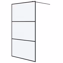 vidaXL Parete Doccia Walk in 115x195 cm Vetro Smerigliato ESG - Vista aggiuntiva 2