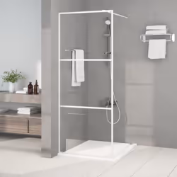 Date un nuovo look estetico al vostro bagno con questa moderna parete per doccia walk in con vetro ESG! Telaio robusto e stab ...