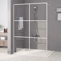 Date un nuovo look estetico al vostro bagno con questa moderna parete per doccia walk in con vetro ESG! Telaio robusto e stab ...
