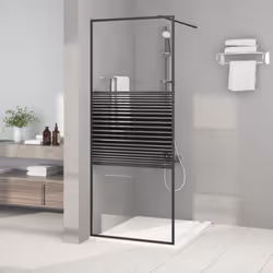 Date un nuovo look estetico al vostro bagno con questa moderna parete per doccia walk in con vetro ESG! Telaio robusto e stab ...