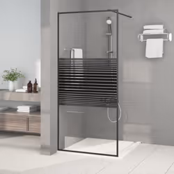 Date un nuovo look estetico al vostro bagno con questa moderna parete per doccia walk in con vetro ESG! Telaio robusto e stab ...