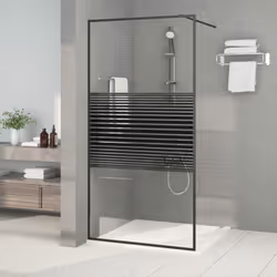 Date un nuovo look estetico al vostro bagno con questa moderna parete per doccia walk in con vetro ESG! Telaio robusto e stab ...