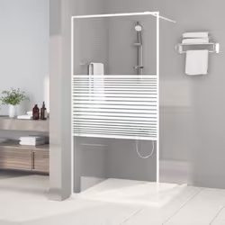 Date un nuovo look estetico al vostro bagno con questa moderna parete per doccia walk in con vetro ESG! Telaio robusto e stab ...