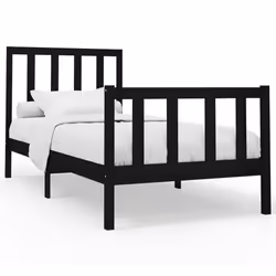 VidaXL 3106692, Nero, 960 mm, 2,06 m, 695 mm, 900 x 2000 mm, 960 x 40 x 1000 mm