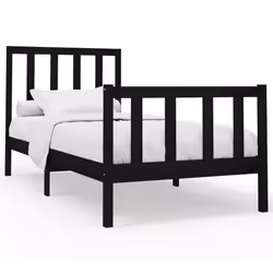 VidaXL 3106697, Nero, 1060 mm, 2,06 m, 695 mm, 1000 x 2000 mm, 1060 x 40 x 1000 mm