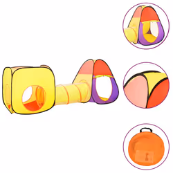 Tendada Gioco per Bambini 250 Palline Multicolore 255x80x100cmcod mxl 78687 - Vista aggiuntiva 3