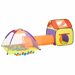 Tendada Gioco Bambini 250 Palline Multicolore 338x123x111 cmcod mxl 102619 - Vista aggiuntiva 2