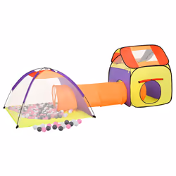 Tendada Gioco Bambini 250 Palline Multicolore 338x123x111 cmcod mxl 102641 - Vista aggiuntiva 2