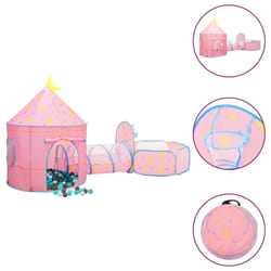 Tendada Gioco per Bambini Rosa con 250 Palline 301x120x128 cmcod mxl 126565