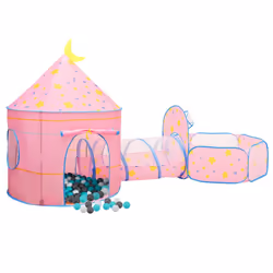 Tendada Gioco per Bambini Rosa con 250 Palline 301x120x128 cmcod mxl 126565 - Vista aggiuntiva 2