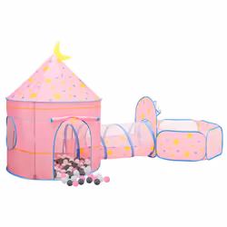 Tendada Gioco per Bambini Rosa con 250 Palline 301x120x128 cmcod mxl 78655 - Vista aggiuntiva 2