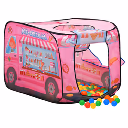 Tendada Gioco per Bambini Rosa con 250 Palline 70x112x70 cmcod mxl 102597 - Vista aggiuntiva 2