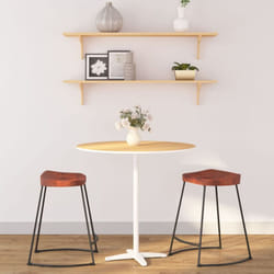 Set di 2 Sgabelli da Bar, Sgabelli Alti Gavin 45x38x53 cm Legno Massello di Mango Vidaxl
