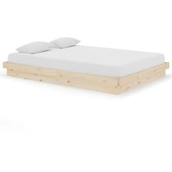 Giroletto in Legno Massello di Pino 140x200 cm Vidaxl 540652