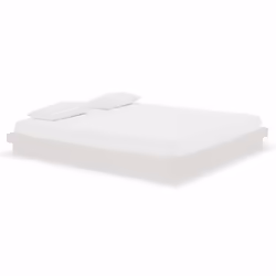 vidaXL Giroletto Bianco in Legno Massello 180x200 cm Super King - Vista aggiuntiva 2