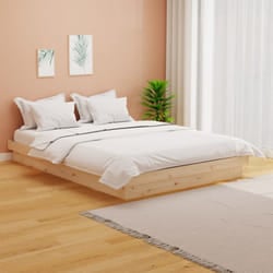 Letto adulto, Giroletto, Letto matrimonial in Legno Massello 120x190 cm 4FT Small Double Vidaxl