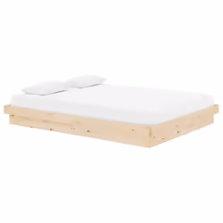 vidaXL Giroletto in Legno Massello 140x190 cm - Vista aggiuntiva 3