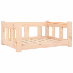 vidaXL Cuccia per Cani 65,5x50,5x28 cm in Legno Massello di Pino - Vista aggiuntiva 2