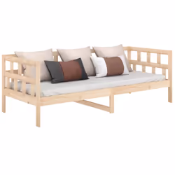 vidaXL Dormeuse in Legno Massello di Pino 90x190 cm - Vista aggiuntiva 3