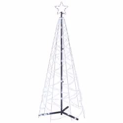 Rendete magico questo Natale con questo albero di Natale a cono luminoso. Albero con LED su tutta la superficie: Questo alber ...