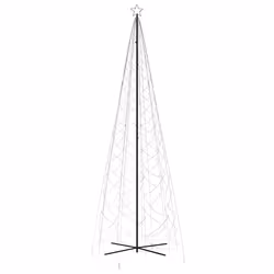 Albero di Natale a Cono Bianco Freddo 1400 LED 160x500 cmcod mxl 71491 - Vista aggiuntiva 3