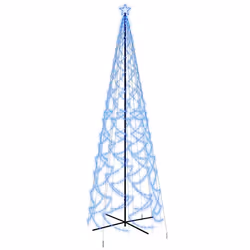 Albero di Natale a Cono Blu 1400 LED 160x500 cmcod mxl 95526 - Vista aggiuntiva 2