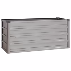 vidaXL Letto Rialzato da Giardino Ruggine 100x40x45 cm Acciaio Corten - Vista aggiuntiva 3