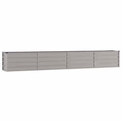 Letto Rialzato da Giardino Ruggine 320x40x45 cm Acciaio Cortencod mxl 129646 - Vista aggiuntiva 3