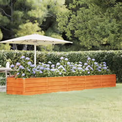 Questo letto rialzato da giardino in acciaio corten è un'ottima scelta per gli appassionati del fai da te che desiderano deco ...
