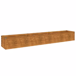 Fioriera Rialzata da Giardino 291x50x36 cm in Acciaio Cortencod mxl 130172 - Vista aggiuntiva 2