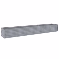 Fioriera Rialzata da Giardino 291x50x36 cm in Acciaio Cortencod mxl 130172 - Vista aggiuntiva 3