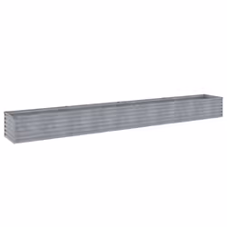 Fioriera Rialzata da Giardino 386x50x36 cm in Acciaio Cortencod mxl 82290 - Vista aggiuntiva 3