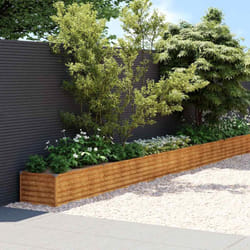 Vidaxl - Fioriera Rialzata da Giardino, Flowerpot 1152x50x36 cm in Acciaio Corten
