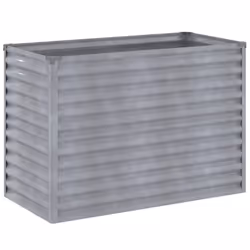 Fioriera Rialzata da Giardino 100x50x69 cm in Acciaio Cortencod mxl 82287 - Vista aggiuntiva 3